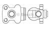 TRABA 1830028906 Wheel Brake Cylinder